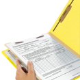 thumbnail image 4 of Top Tab Classification Folder, One Divider, Four-Section, Letter, Yellow, 10/box, 4 of 6