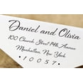thumbnail image 3 of Tampon d'Invitation de Mariage, Encre Personnalisée, Cadeau RSVP, 3 of 3