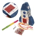thumbnail image 3 of MOVTOTOP 1Set Multi Color Paper Rocket Pinata Decorative Item for Children Birthday Party Favors and Games, 3 of 8