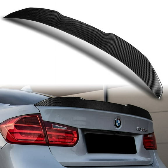 W-Power For 2012-2018 BMW 3-Series F30/F80 4DR Carbon Look V-Style Trunk Spoiler