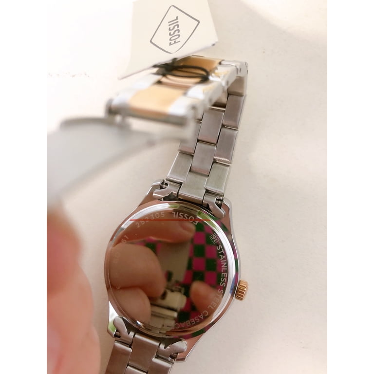 Fossil BQ3761 Rye Multifunction Two-Tone Stainless Steel Watch 