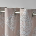 thumbnail image 6 of Exclusive Home Curtains Medallion Room Darkening Blackout Grommet Top Curtain Panel Pair, 52x84, Silver, 6 of 10