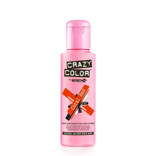 Crazy Color Semi Permanent Hair Dye Cream 100ml 4 Pack Walmart Com Walmart Com