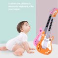 thumbnail image 1 of Children's Simulation Musical Instrument Safety Multifunctional Electric Guitar Bass Surround Sound Playable Musical Instrument with Colorful Lighting Design for Children Playing, 1 of 9