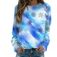 thumbnail image 1 of Gibobby Sudaderas navideñas Sudadera de Navidad para mujer, divertido árbol de Navidad, cuello redondo, casual, ajuste holgado(Blanco,M), 1 of 4