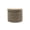Taupe, variant on GET SET STYLE FURNITURE Storage Ottoman Lyra Minimalist Green Round Solid Print 1-Count 22.04 Inch