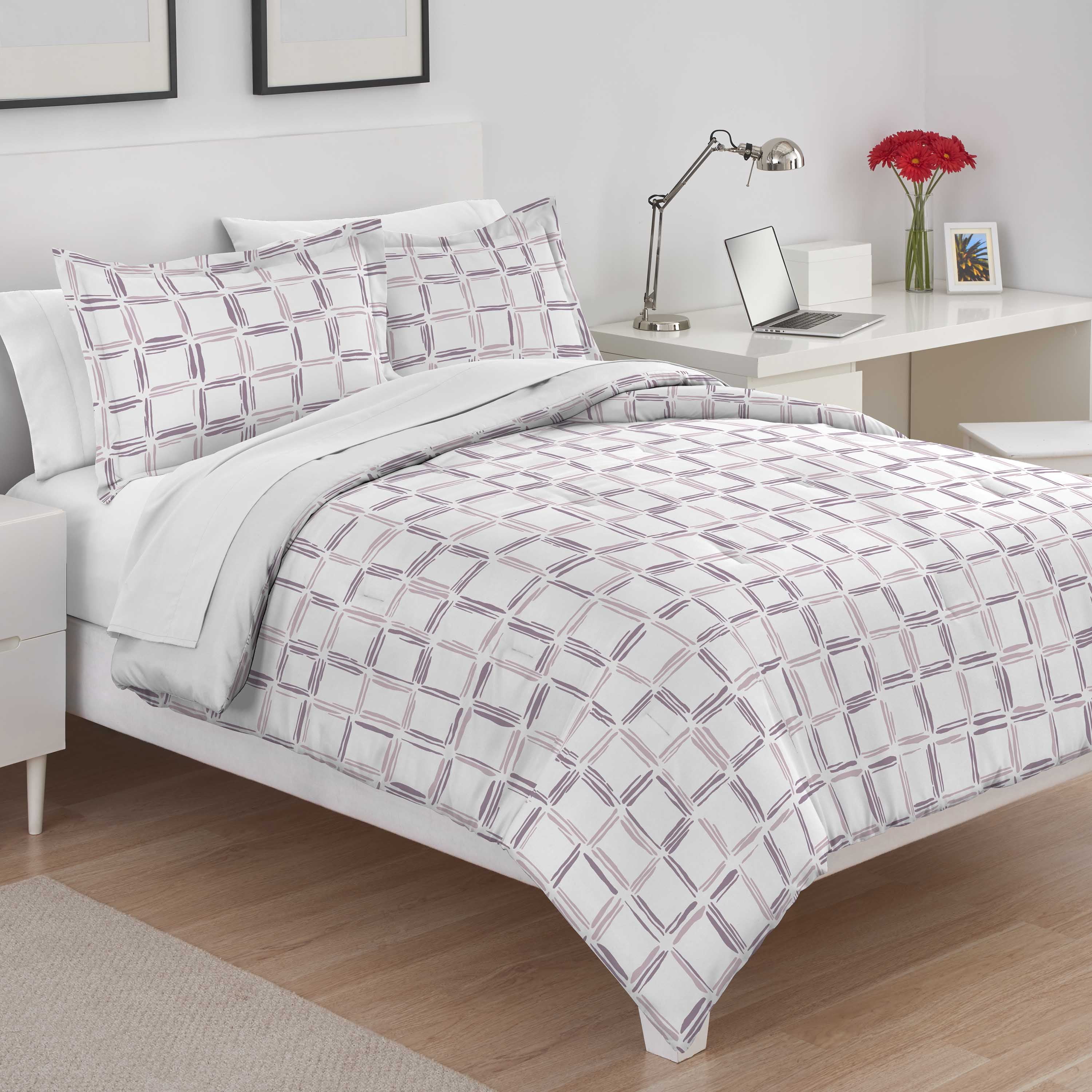 Utica Bree Full/Queen Purple Comforter Set