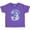 Purple, variant on Inktastic 3rd Birthday Mermaid 3 Year Old Girl Girls Toddler T-Shirt