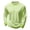 Light Green, variant on Striped Long Sleeve Crew Neck T Shirt Casual Print Tee Soft Breathable Daily Wear Top Brick Red L