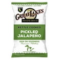 thumbnail image 4 of Kettle Cooked Potato Chips by Great Lakes Value Pack Bundled by SUPERDEALS | 1.375 Oz Bag | Pickled Jalapeno | Pack of 12 with mystery bonus gift, 4 of 5