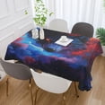 thumbnail image 6 of 54x54 Inch Tablecloth Polyester Square Tablecloth for Home Kitchen Dinner Decor Wolf Face and Moon, 6 of 9