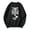 Black, variant on Halloween Sweatshirts For Women Skeleton Ribs Heart Skull Crew Neck Long Sleeve Casual Fashion Loose Fit Fall Tops Casual Outfits