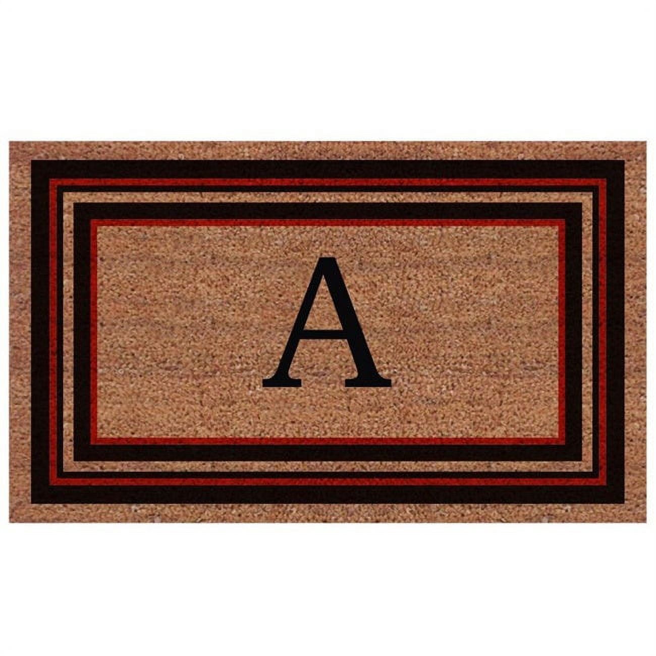 Calloway Mills Calloway Mills Esquire Monogram Outdoor Doormat, Extra-thick 2' x 3' (Letter J)