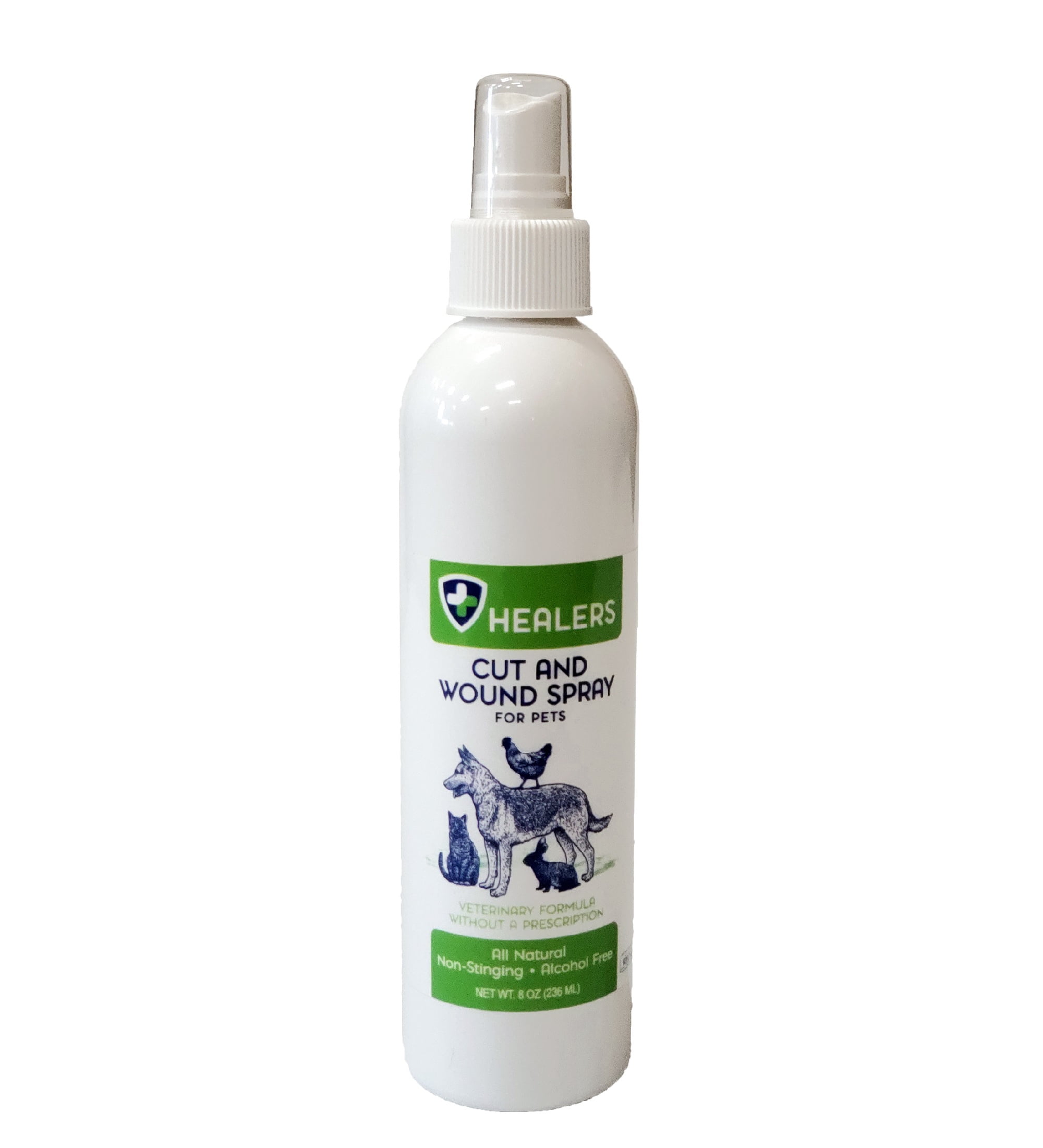Healers Petcare Cut and Wound Spray for Pets, 8 oz. 