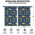 thumbnail image 2 of Blackout Kids Curtains,Cartoon Construction Vehicles Mixers Blue Pattern Childrens Insulated Curtains Set Of 2,Bedroom Essentials,Toddler Room Decor 42"x63", 2 of 5