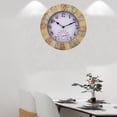 thumbnail image 4 of Multipurpose Outdoor Wall Clock Waterproof Temperature Display Non Ticking Quiet, 4 of 5