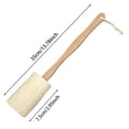 thumbnail image 3 of 2/1pcs Natural Loofah Body Scrubber Sponge, Luffa for Exfoliating & Smooth Skin Cleansing, Ideal for Men & Women, Spa & Shower Use, 3 of 9