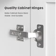 thumbnail image 2 of Wall Mounted Laundry Room Cabinets, Wall Cabinet for Bathroom, Kitchen Wall Cabinets with Adjustable Shelf, Shaker Doors Style, 2 of 6