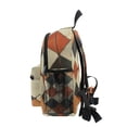thumbnail image 4 of FORMRS Kids School Backpack with Front Zippered Pocket 12" Student Travel Daypack, Checkered Pattern, 4 of 6