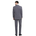 thumbnail image 3 of P&L Men's Suits Classic Fit 2 Piece Business Blazer & Pleated Pants, 3 of 5