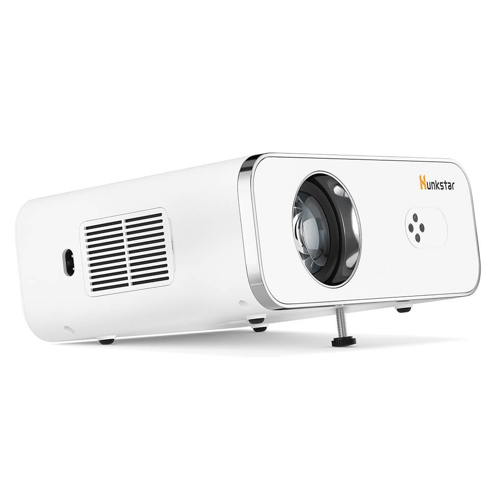 P3s Projector with Bluetooth 5.0, WiFi 6, 1000 ANSI Lumens, Native 1080P, 4K Decoding, Auto Keystone & Focus, Dual 5W Speakers -Hunkstar