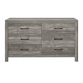 thumbnail image 4 of Topline Home Furnishings Rustic Grey Dresser, 4 of 5