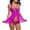 Purple, variant on Stockings For Women Lingerie Pack Rhinestone Lingerie Set For Women Bras Mesh Dress Snap Front Robes Plus Size Gothic Sexy G String Personalized Sexy See Through Shirt Mesh Top Navy Bodysuit Piece Sle