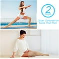thumbnail image 4 of 2 Pairs Zipper Compression Socks Thigh High 20-30 mmHg Compression Socks Closed Toe Thigh High Compression Stockings, 4 of 5
