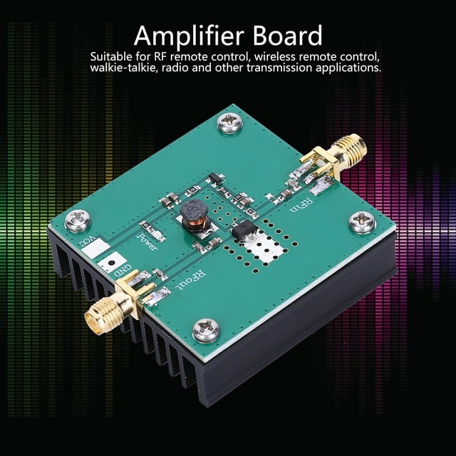 Módulo amplificador de potencia, placa amplificadora de potencia RF de 433 MHz y 5 W, amplificador de potencia de 1000 MHz creado magistralmente