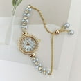 thumbnail image 4 of Eye Catching Mother Of Pearl Quartz Watch with Comfortable Alloy Strap, 4 of 6
