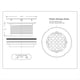 thumbnail image 5 of Desagüe de Ducha de Compresión de PVC de 2" Sin Masilla con Rejilla Redonda de 4-1/4" y Desagüe de Piso para Bañera., 5 of 5