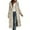 Khaki, variant on Women's Winter Long Coat Loose Fit Warm Jacket Contemporary Stylish Casual Outerwear for Street Daily Wear