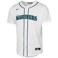 thumbnail image 2 of Maillot Réplique Domicile des Jeunes Cal Raleigh White Seattle Mariners, 2 of 3