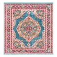 thumbnail image 5 of Unique Loom Baracoa Collection Area Rug - Regla (8' Square Turquoise/Ivory), 5 of 7