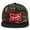 WOODLAND BDU CAMO / BLACK, variant on Rowdy Patch Flat Bill Snapback Hat Gray / Black
