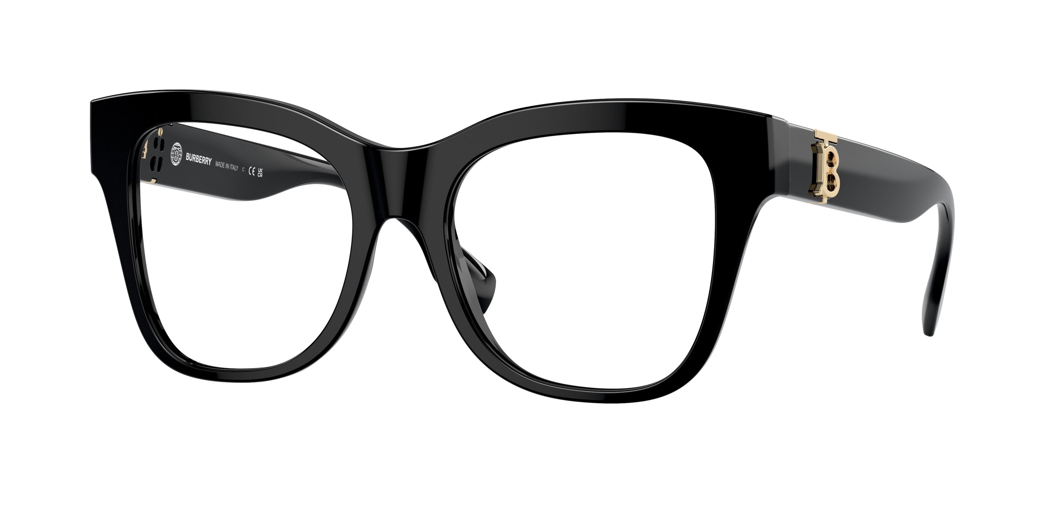 NEW BURBERRY EYEGLASSES BLACK/VINTAGE CHECK WOMEN EYEWEAR BURBERRY BE2416 4121 BURBERRY BE2416 4121 52 FRAME main image 3