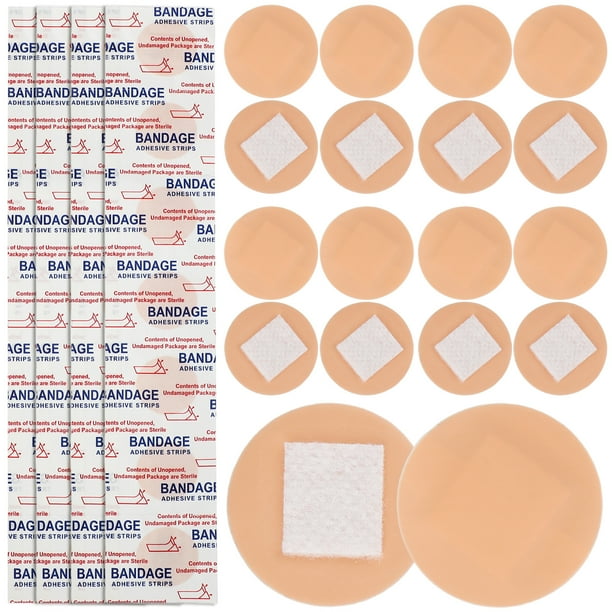 100 unidades de apósitos adhesivos para nudillos, protectores de heridas, banda impermeable