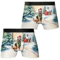 thumbnail image 3 of Hello Winter German Shepherd Frosty Morning Walk Welcome Snowy Christmas All Over Print Boxer Briefs Underwear for Men Dad Alsatian Dog Lover Gifts - 02018, 3 of 6