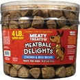 thumbnail image 5 of Meaty Treats Meatball Delights Chicken Flavored Meatballs Soft Dog Treats - 4 LB (2 Pack), 5 of 6
