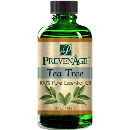 Tea Tree Essential Oil 4 oz (118 mL) Aromatherapy - Premium Grade - Made with 100% Pure Therapeutic Grade Essential Oils by Prevenage Made in USA / Fast Shipping