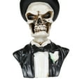 thumbnail image 6 of Day of The Dead Wedding Groom Gentleman Skeleton Skull In Tuxedo Mini Figurine, 6 of 9