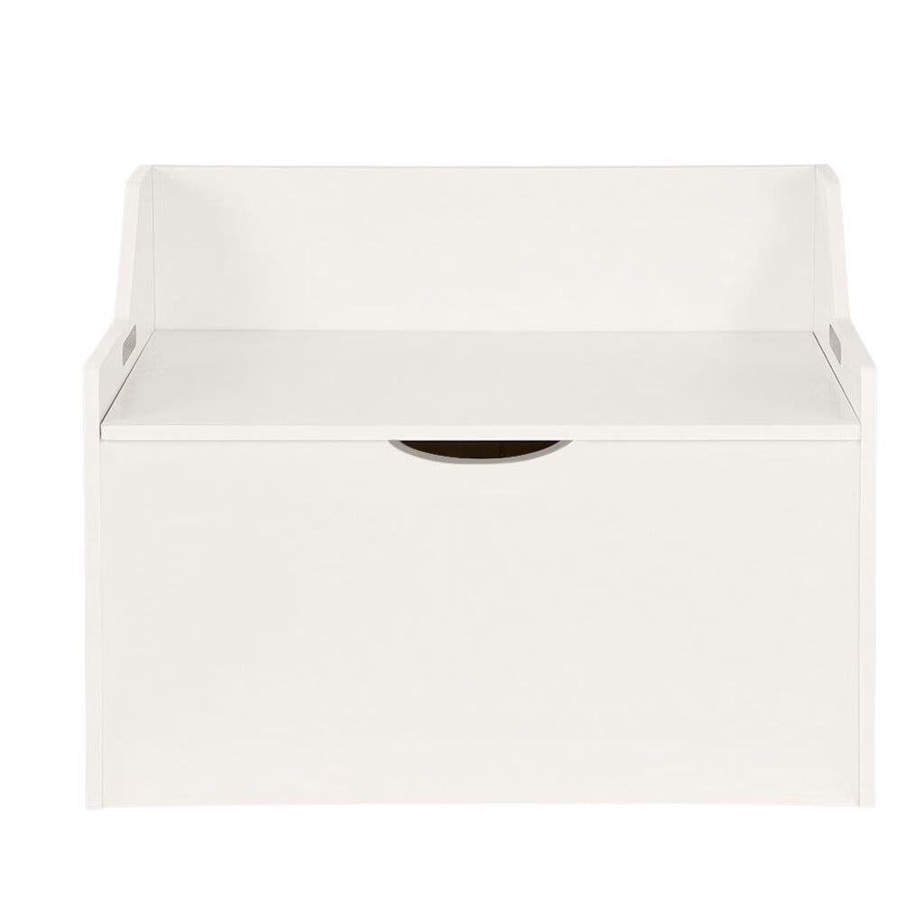 Lift Top Entryway Storage Chest/Bench Wooden Toy Box Kids' Storage Chests Trunks White Other