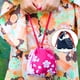 thumbnail image 5 of Bolsa japonesa con cordón Salvador Bolsa de regalo de bolso de decoración de cosplay de Kimono, 5 of 8