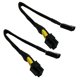 thumbnail image 1 of 2 Pcs LP4 Molex Male to CPU 8 Pin (4+4) EPS-12V Power Adapter Converter Sleeved Cable 13-inch(33cm), 1 of 5