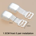 thumbnail image 4 of Tirantes transparentes para sujetador, 3 pares de tiras ajustables invisibles y antideslizantes para sujetadores sin tirantes, 4 of 6