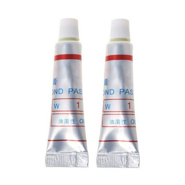 2Pcsdiamond Abrasive Paste 320-10000Grit Glass Metal Grinding Lapping Paste Oily