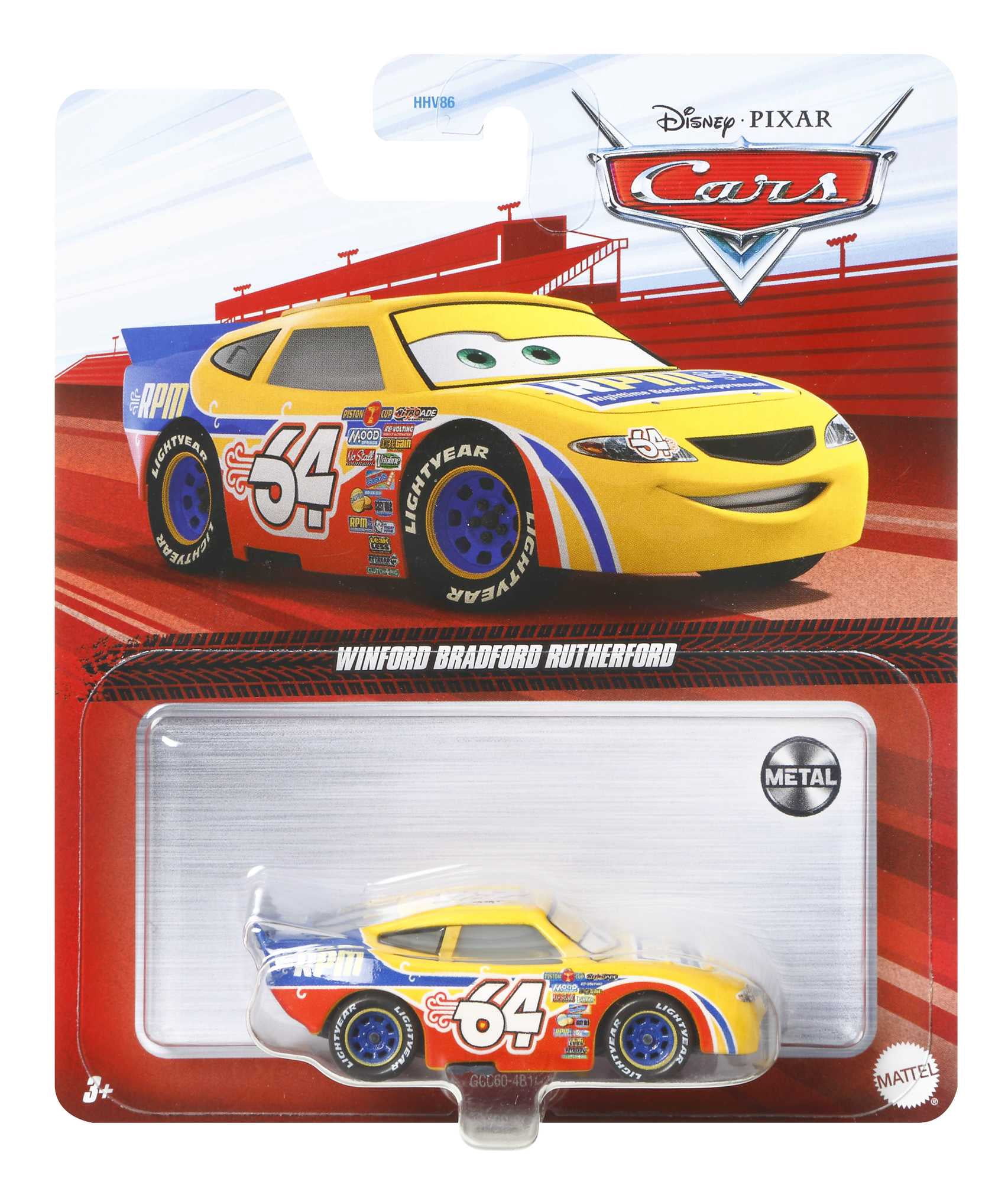 Disney Pixar Cars Winford Bradford Rutherford RPM Diecast Vehicle