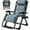 Blue, variant on Slsy Ice Silk Zero-Gravity Chair with Detachable Headrest and Cup Holder, Set of 1, Blue