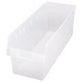 thumbnail image 1 of Clear Plastic Storage Bins - 23.63 x 8.38 x 8 in., 1 of 1
