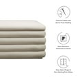 thumbnail image 4 of Modway Banc de Rangement Rembourré en Velours de Performance Mezzo, Couleur Amande, 4 of 10